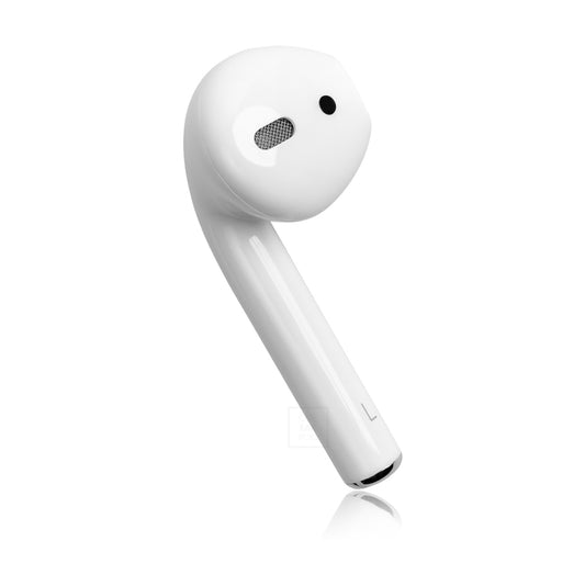 AirPods 2 links – Seitenansicht mit Mikrofon