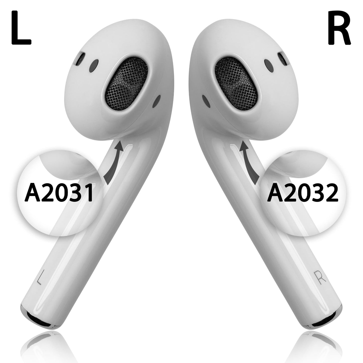 Difference between left and right AirPods 2 direct comparison