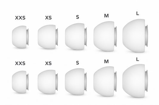 Set da 6 punte in silicone per Apple AirPods Pro (2ª gen) (XS, S e L) 