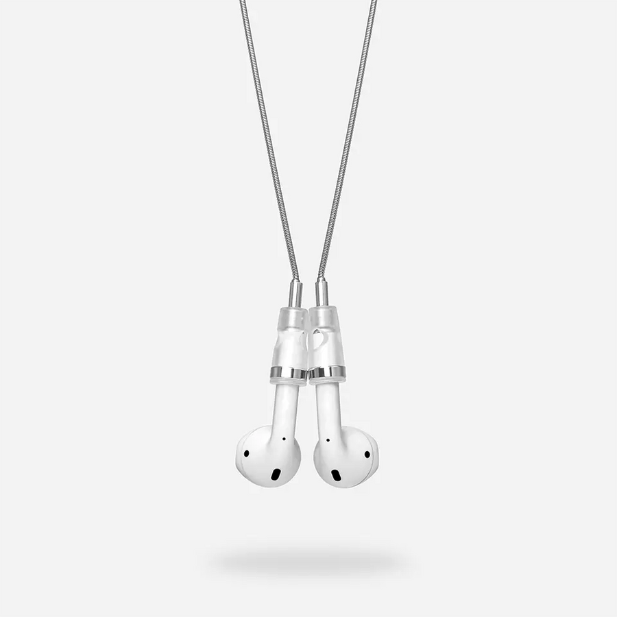 AirPods Kette "Vittorio" Magnetisch | Halteband für Kopfhörer mit Silikon | Halskette