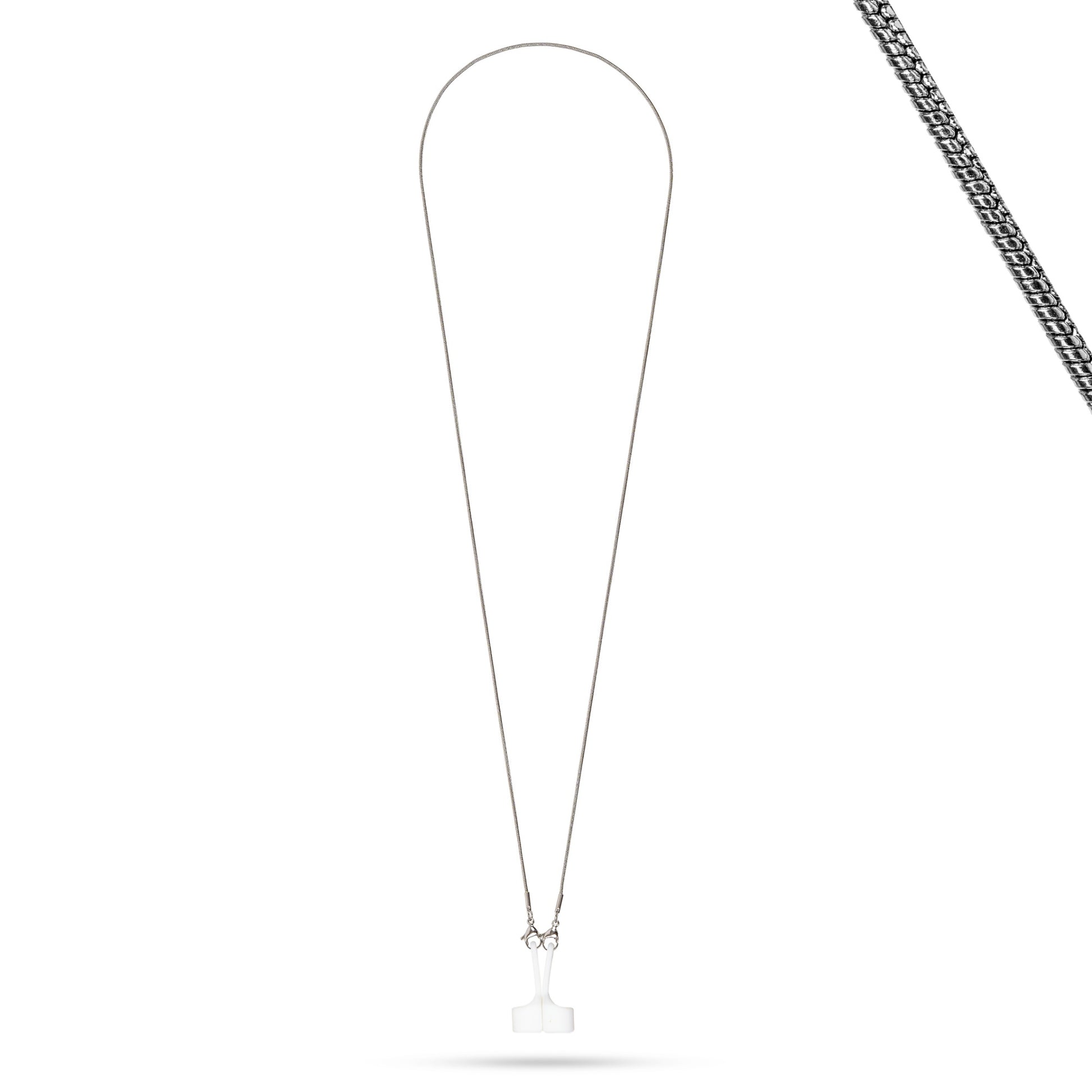 AirPods Kette Louisa in Silber – Produktansicht
