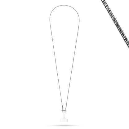 AirPods Kette Louisa in Silber – Produktansicht