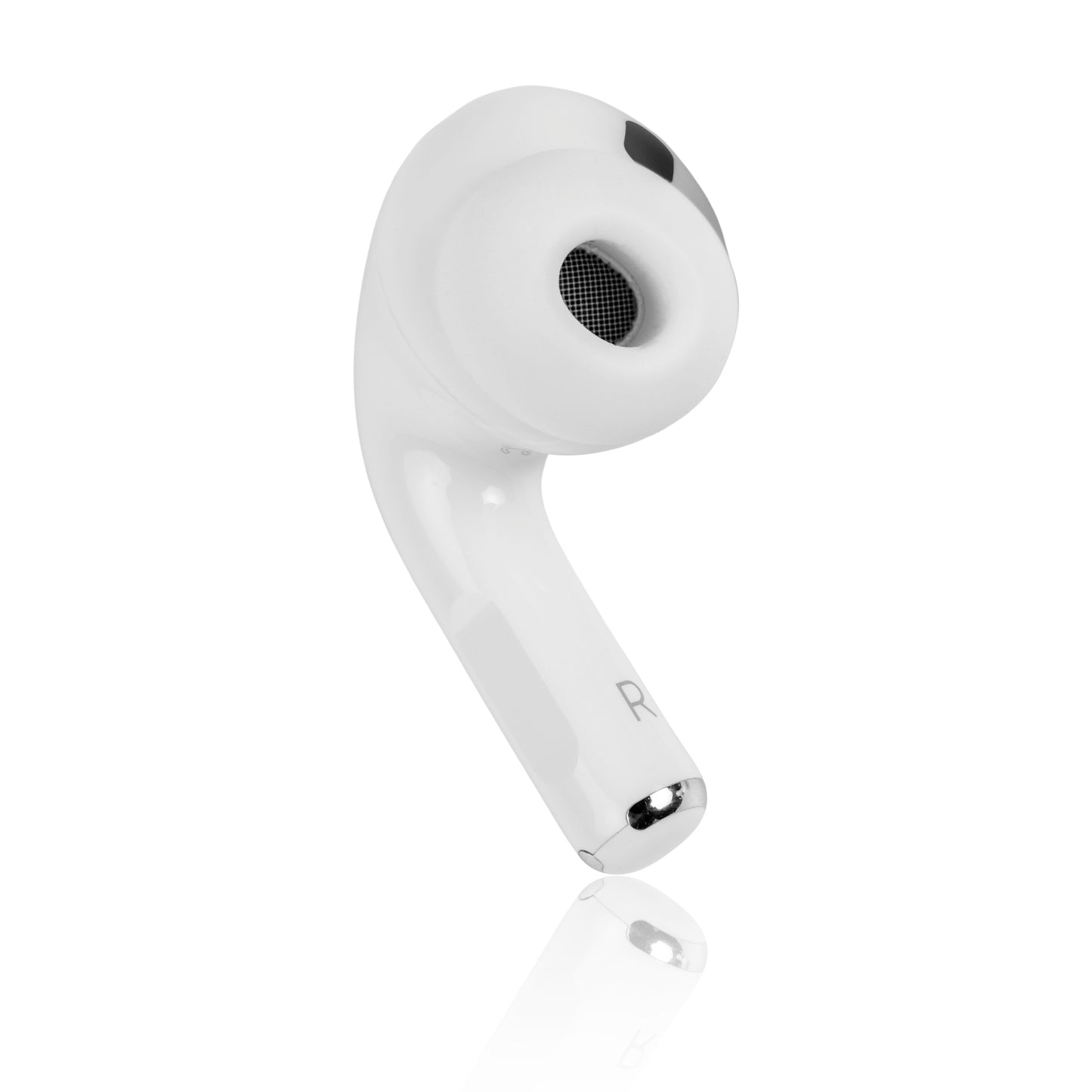 AirPods Pro 2 destro vista dettagliata con gommino in silicone