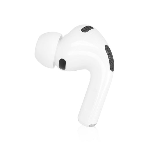 AirPods Pro 3 rechts – Detailansicht mit Silikon-Ohrstöpsel